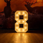 XXL lichtcijfer 8 huren